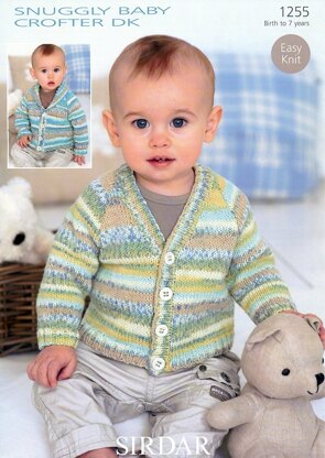 Cardigans in Sirdar Snuggly Baby Crofter DK - 1255