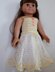 Pineapple Dream Skirt for American girl and other 18" dolls dolls