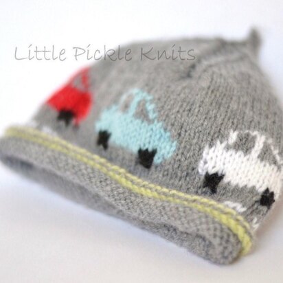 Baby Beanie 'Little Cars'