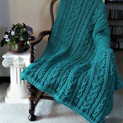 Calming Cables Blanket