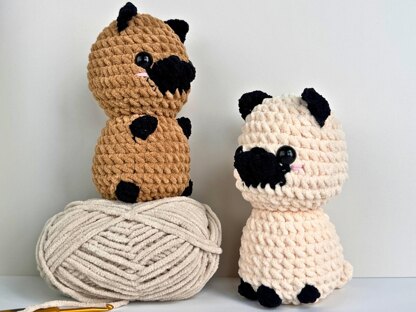Pug Crochet No Sew