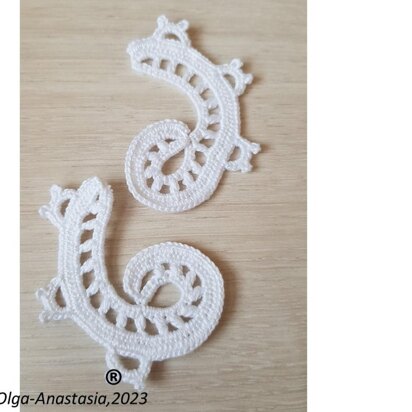 Openwork antique curl crochet 4