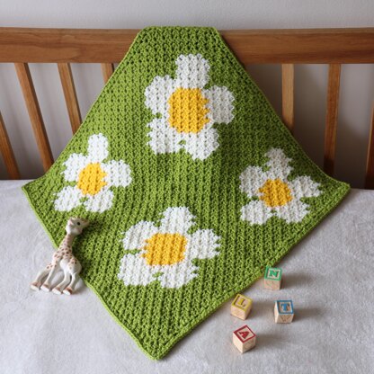 Daisy Chain Blanket - the crochet version