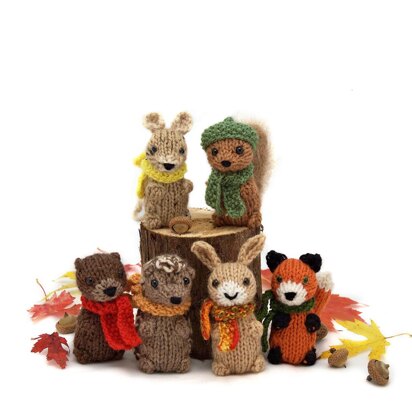 Wee Woodland Wuzzies - knitting pattern