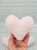 Heart Pink Plush