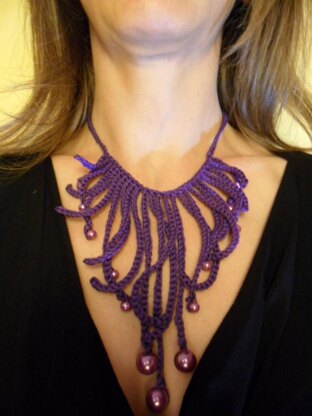 Fringe Parure: Necklace and Earrings