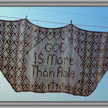 God Is More Than Able Prayer Shawl Crochet Pattern