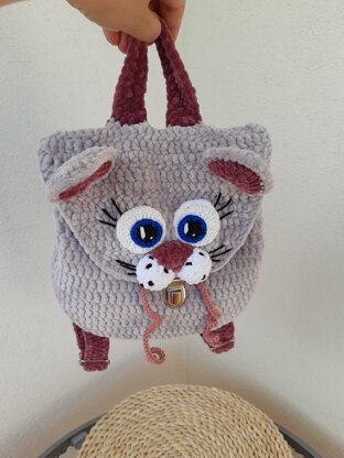 Cat Backpack Crochet Pattern