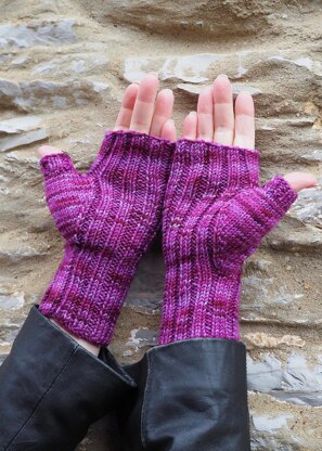 Mount Temple Fingerless Mitts