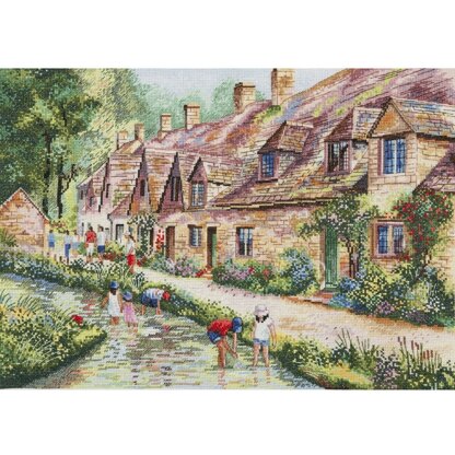 Anchor Terry Harrison – Arlington Row Cross Stitch Kit - 28 x 40 cm