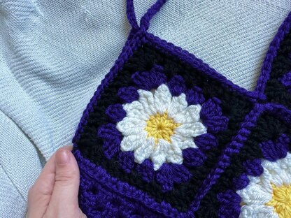 Daisy Granny Square Bag