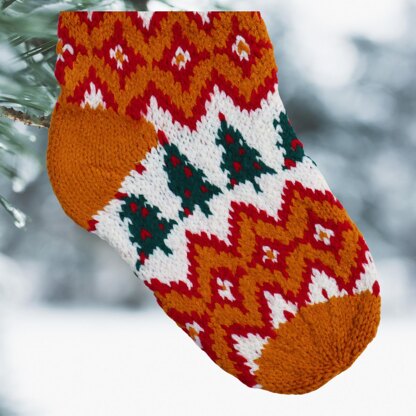 Festive Trees Stocking