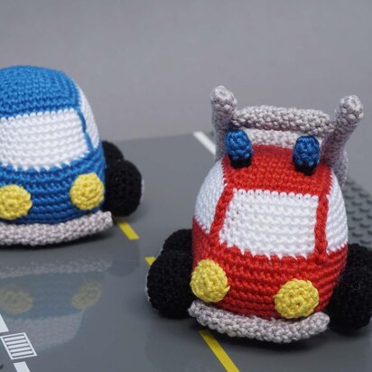 Crochet Pattern for the Car and Fire Truck!