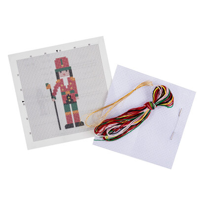 Trimits Mini Festive Counted Cross Stitch Kit: Nutcracker Trimits Mini Festive Counted Cross Stitch Kit: Nutcracker
