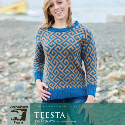 Teesta Pullover in Juniper Moon Tenzing - Downloadable PDF