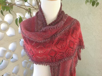 Cinnabar Shawl