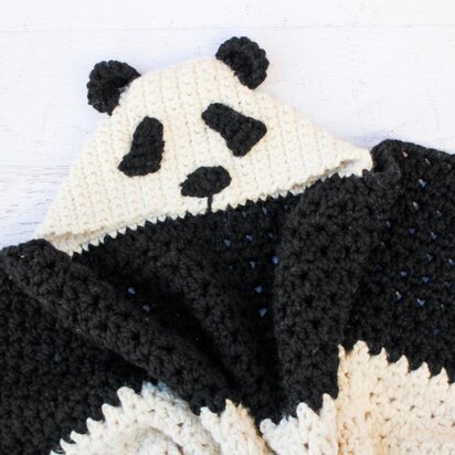 "Panda Bear Hug" Hooded Blanket