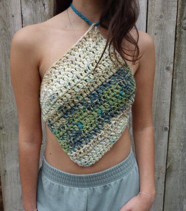 Diamond Bulky Bralette Crochet pattern by CamexiaDesigns