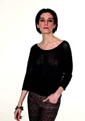 Luella Sweater in Rowan Fine Lace - Downloadable PDF