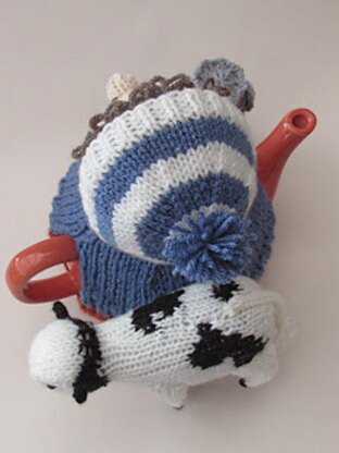 Dairy farmer tea cosy