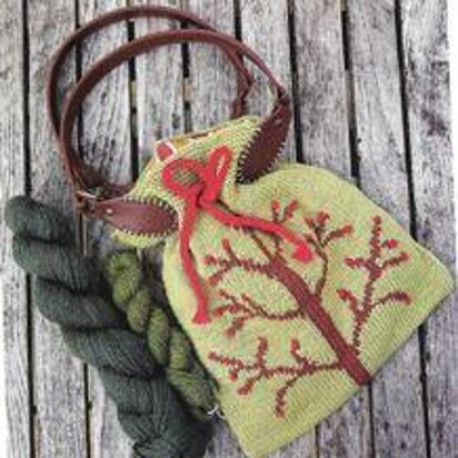 Apple Tree Bag - knitting pattern