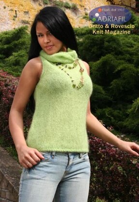 Niagara Top in Adriafil Kid Mohair