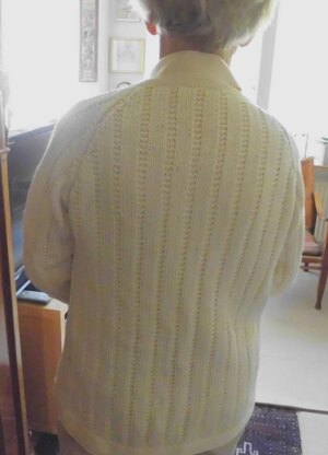 MANDRAZZE CARDIGAN, aran-weight cotton cardigan