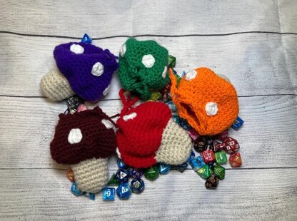 Mini Mushroom Dice Bag