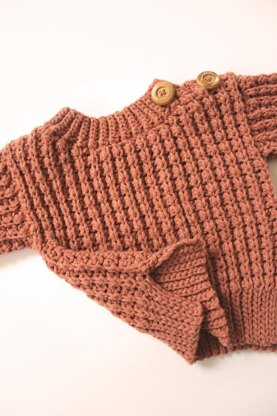 Weekend Waffle Sweater Baby-5T