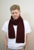 A16 Mens Ribbed Scarf