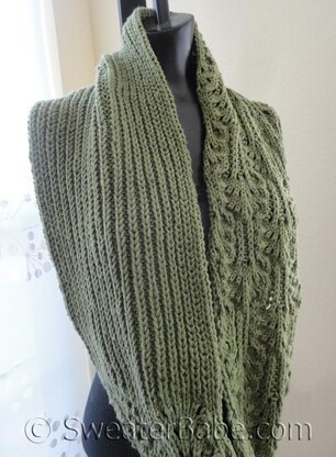 #164 Night and Day Eternity Scarf.
