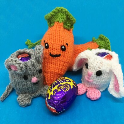 Carrot, Bunny & Mouse for cream eggs