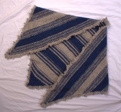 Warm winter shawl
