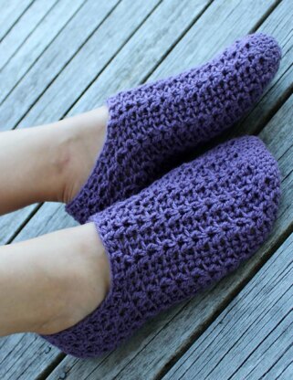 Simple Cable Slippers