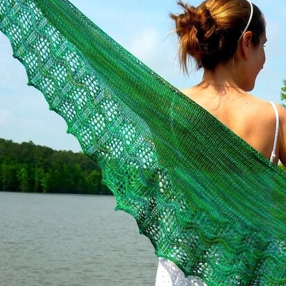 Waveline Shawl