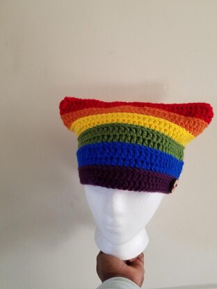 Rainbow Cat Hat