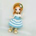 Crochet doll pattern, Amigurumi doll pattern, crochet doll clothes, Little Bo-Peep