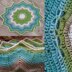 Land Sea Sky Dragonfly 12 Point Star Baby Blanket