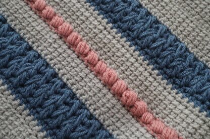 Linked Hearts Baby Blanket
