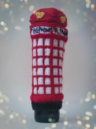 Telephone Box Wine Bottle Cover