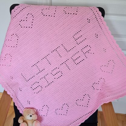 Little Sister Filet Blanket