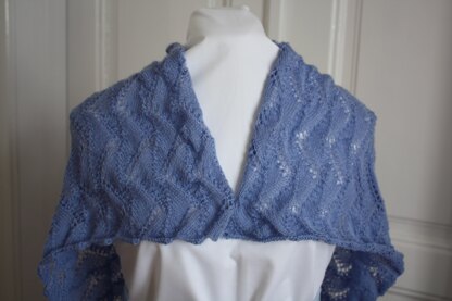 Anna - rectangular Lace Shawl