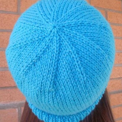 Basic stocking cap - knitting pattern