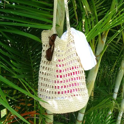 Easy Crochet Cotton Beach Bag