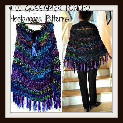 1100 - GOSSAMER poncho cape