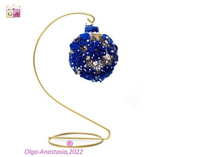 Blue christmas ball