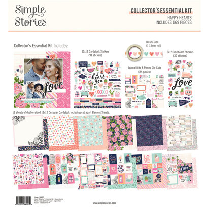 Simple Stories Happy Hearts - Collector's Essential Kit