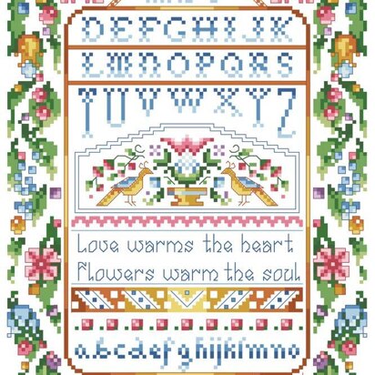 Love Warms the Heart Sampler - PDF