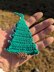 Flat Christmas Tree Ornament