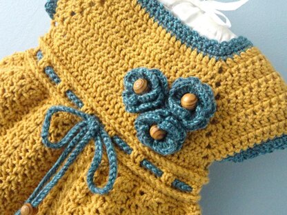 Crochet PATTERN Baby Dress Infant Dress